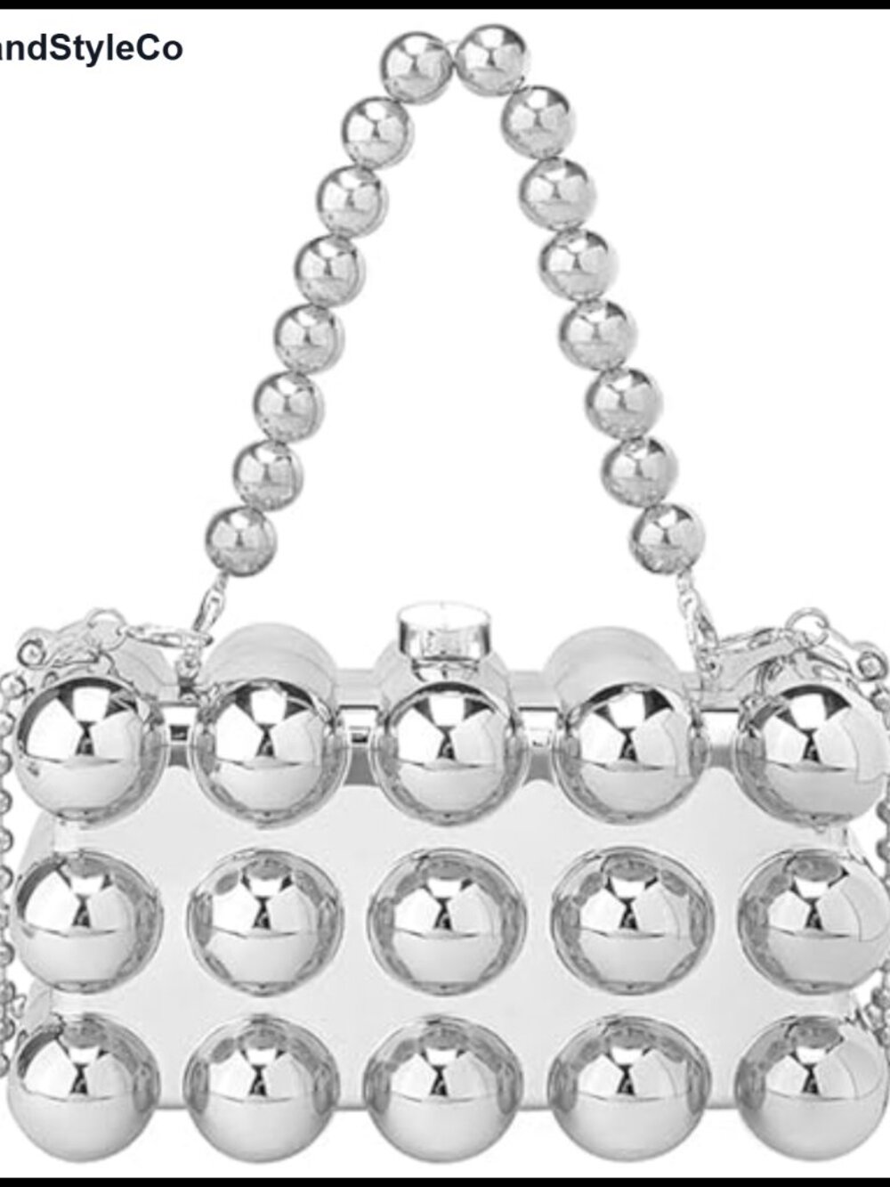 Acrylic Clutch Purse Beaded Evening Crossbody Shoulder Bag Wedding Party